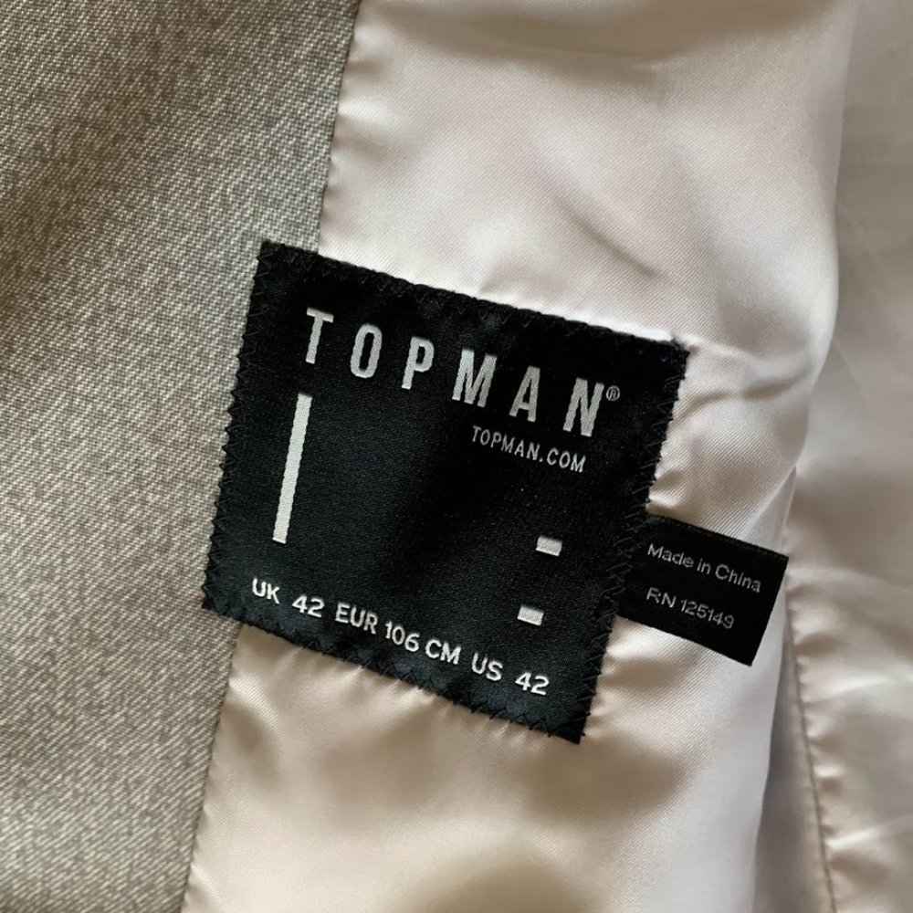 Topman Tan Bomber Jacket - Picture 4 of 7